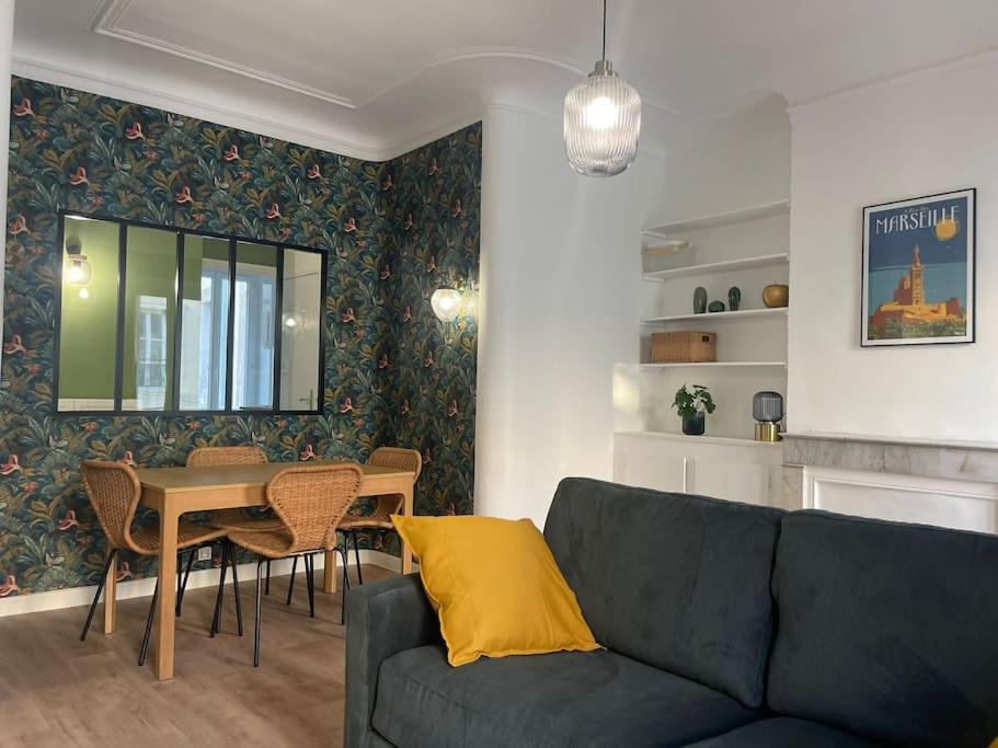 Superbe Appartement Cosy 2 Min Metro Joliette Marseille Ngoại thất bức ảnh